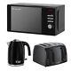 Kettle And Toaster 20l Microwave Set Black On Sale Cheap Russell Hobbs Buy Xmas