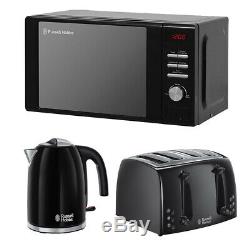Kettle and Toaster 20L Microwave Set Black On Sale Cheap Russell Hobbs Buy Xmas