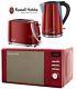 Kettle And Toaster Set + Microwave Russell Hobbs Red Microwave Kettle Toaster