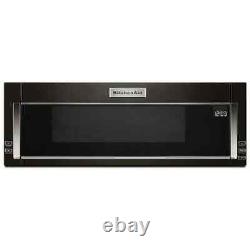 KitchenAid Low Profile Microwave Hood Combo 1.1-cu ft Over the Range KMLS311HBS