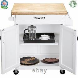 Kitchen Stand Island Cupboard Microwave Cart Cabinets Storage & Shelf Organizer
