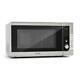 Klarstein Combiwave Microwave 43 Litres 1000 Watts 11 Power Levels Stainless