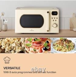 Klarstein Julieta 20-liter microwave oven with golden accents