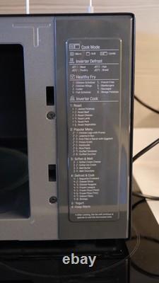 LG NeoChef Microwave Grill 1200W 32L Black Smart Inverter Manual EU-GB Adapter