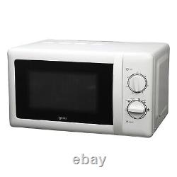 Manual Microwave, 800 W, 20 Litre, 30 Minute Timer, White, Igenix IG2083