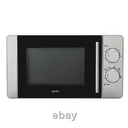 Manual Microwave, 800 W, 20 Litre, Stainless Steel, Igenix IG2084