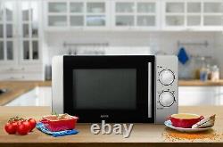 Manual Microwave, 800 W, 20 Litre, Stainless Steel, Igenix IG2084