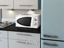 Manual Microwave White 20 Litre 800 Watt Kitchen Countertop SWAN