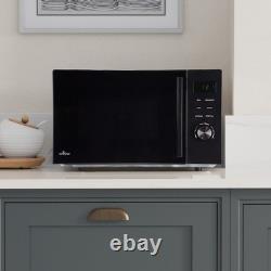 Microwave Black 23L 800W with Defrost Function 5 Power Levels Willow WM23DB