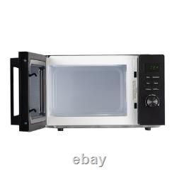 Microwave Black 23L 800W with Defrost Function 5 Power Levels Willow WM23DB