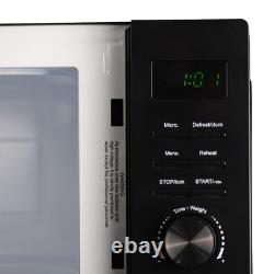 Microwave Black 23L 800W with Defrost Function 5 Power Levels Willow WM23DB