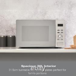 Microwave, Digital, 30L, Family Style by Hamilton Beach, Silver, 950W