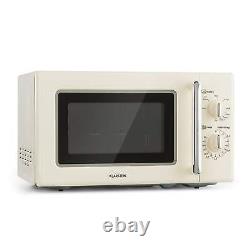 Microwave Grill Kitchen Retro Cooking 20L 700 W / 1000 W Stainless Steel Cream