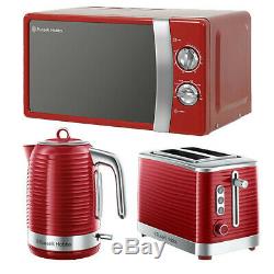 Microwave Kettle Toaster Set RHMM701R Russel Hobbs Sale Cheap Buy Red Gift