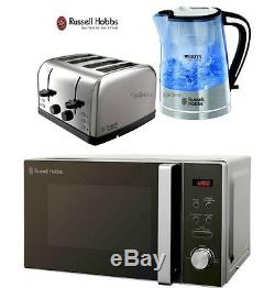 Microwave Kettle and Toaster Set Russell Hobbs Filter Kettle and 4-Slot Toaster