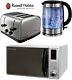 Microwave Kettle And Toaster Set Russell Hobbs Glass Kettle Futura Toaster New