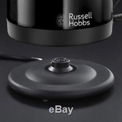 Microwave Kettle and Toaster Set Russell Hobbs Kettle & 2 Slot Toaster Black