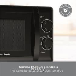 Microwave, Manual with Stainless Steel Cavity, by Hamilton Beach 20L, HBMX79SSB