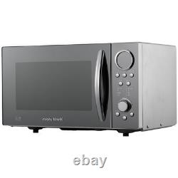 Microwave Morphy Richards 900W Solo Microwave Silver 23L Flatbed Defrost USED
