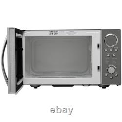 Microwave Morphy Richards 900W Solo Microwave Silver 23L Flatbed Defrost USED