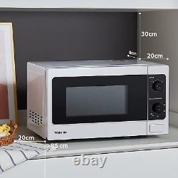 Microwave Oven 800W 20L Defrost Function and 5 Power Levels, Stylish Design