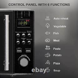 Microwave Oven 800W 20L Grill 1200W Turntable and Baking Plate, Digital Display