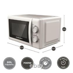 Microwave Stainless Steel Cavity, by Hamilton Beach, 20L, White, HBMX79SSW