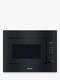 Miele M2240sc Built-in Microwave Obsidian Black