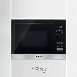 Miele M6022SC Built-In Microwave Oven 800W Black (Missing Food Cover) B