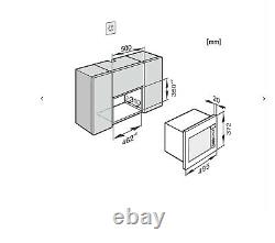 Miele M6022SC Contourline Narrow Width Built in Microwave with Grill