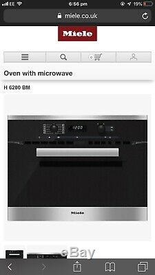 Miele combination microwave H6400 BM