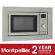 Montpellier Mwbi17-300 17l Built In Slim Depth Wall Unit 700w Microwave Oven