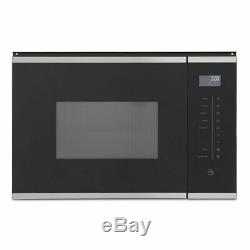 Montpellier MWBI73B Integrated Built In Black Microwave Oven With Grill