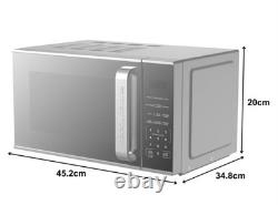 Morphy Richards 20L 800W Digital Microwave with Mirror Door Silver