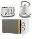 Morphy Richards 4 Slice Toaster And Kettle Set Russell Hobbs Microwave White