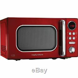 Morphy Richards 511502 Evoke 800 Watt Microwave Free Standing Red