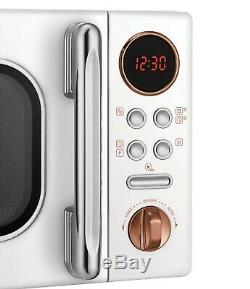 Morphy Richards 511504 20L Microwave White Rose Gold