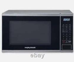 Morphy Richards 800W Standard Microwave 20L Capacity And A Turntable Silver