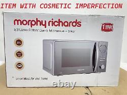 Morphy Richards 900W 23L Digital Combination Food reheat Microwave Oven Silver