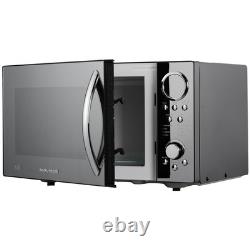 Morphy Richards 900W Standard Microwave Black 23L 8 Programs Defrost