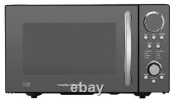Morphy Richards 900W Standard Microwave Defrost Option 8 programmes Black