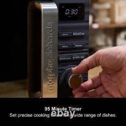 Morphy Richards Clay Digital Grey Microwave 20L Capacity Stainless Steel Inner
