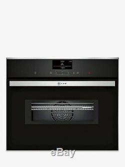 NEFF C27MS22H0B N90 Built In 60cm wifi microwave and Oven S/Steel HW173265