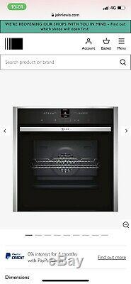 NEFF N70 B27CR22N1B Electric Oven £699 Stainless Steel