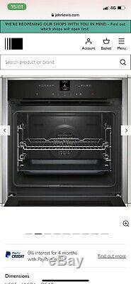 NEFF N70 B27CR22N1B Electric Oven £699 Stainless Steel