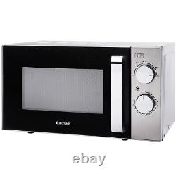 NEW Stainless Steel Microwave 17 Litre Capacity and 5 Heat Settings Easy to use