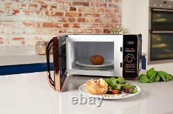 NEW Tower Rose Gold & Black 800W 20L Digital Microwave UK Stock 3 Year Guarantee