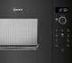 Neff Built-in Microwave 900w 20l Black Glass & Stainless Steel, Defrost