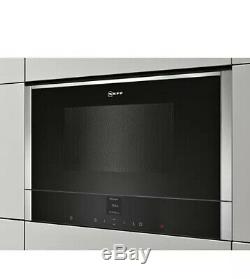 Neff C17GR00N0B Built-In Microwave with Grill, Stainless Steel RRP £605