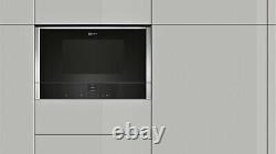 Neff C17GR01N0B 21L 900W Built-In Microwave Oven Grill Silver/Black